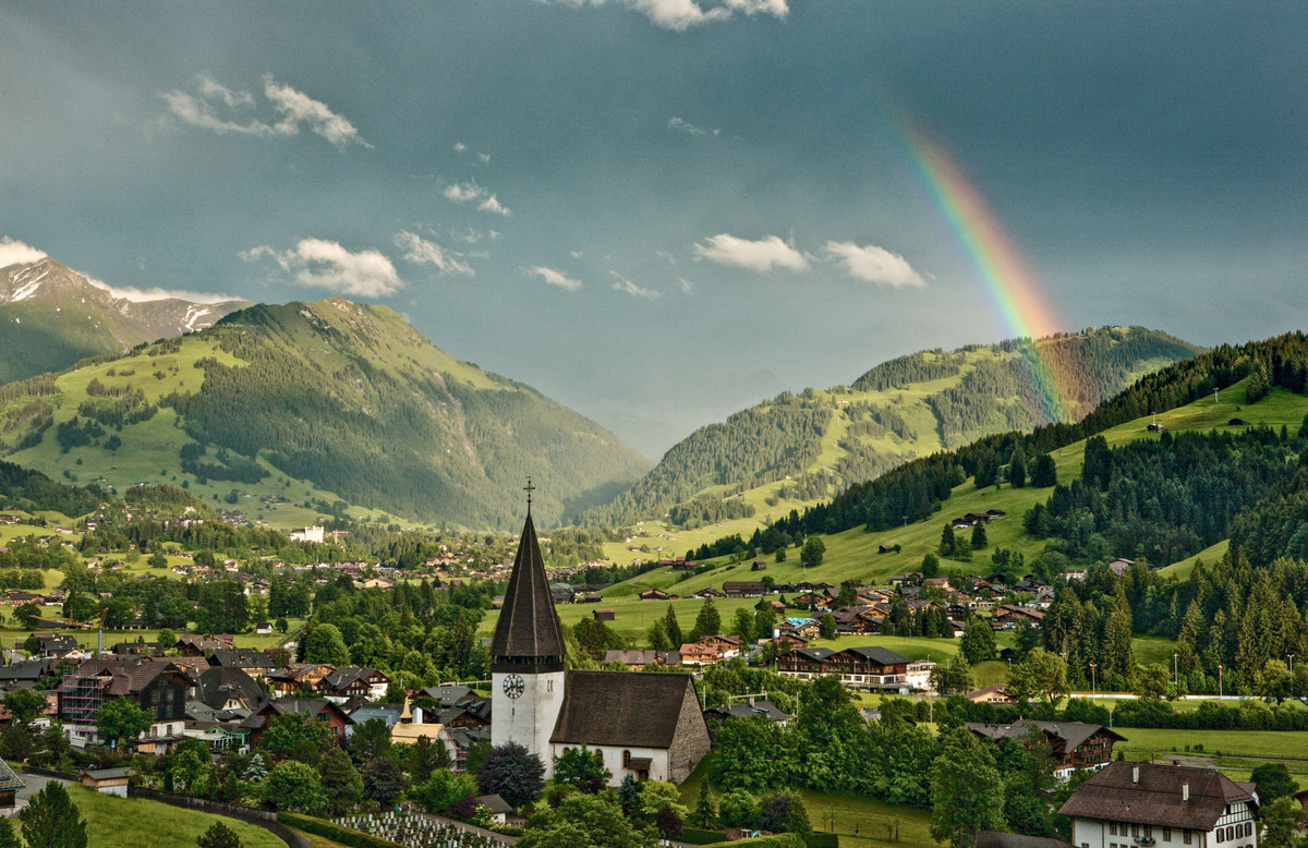 Gstaad, Mauritius Kirche